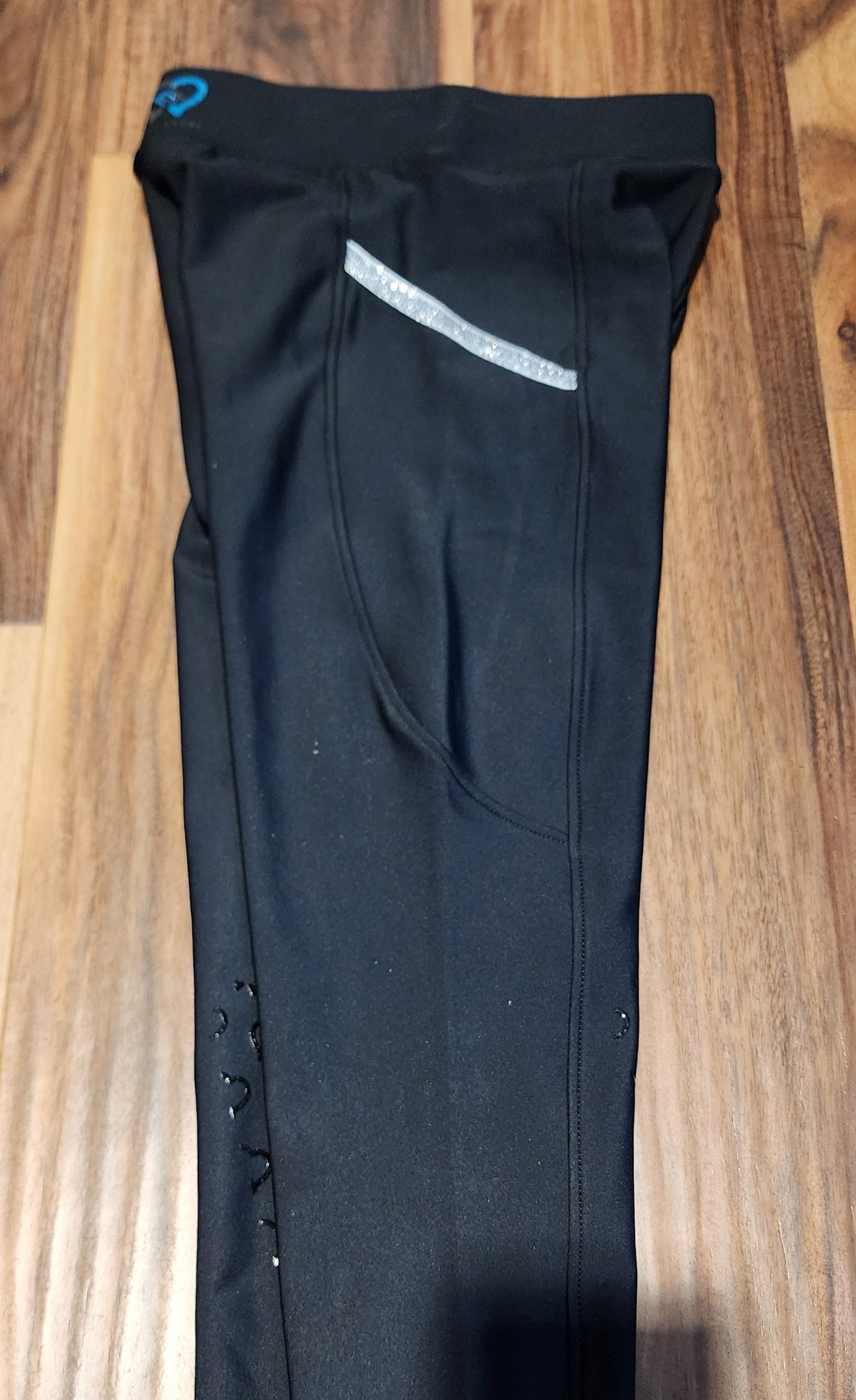 Cenzina High Waisted Riding Legging Knee Patch