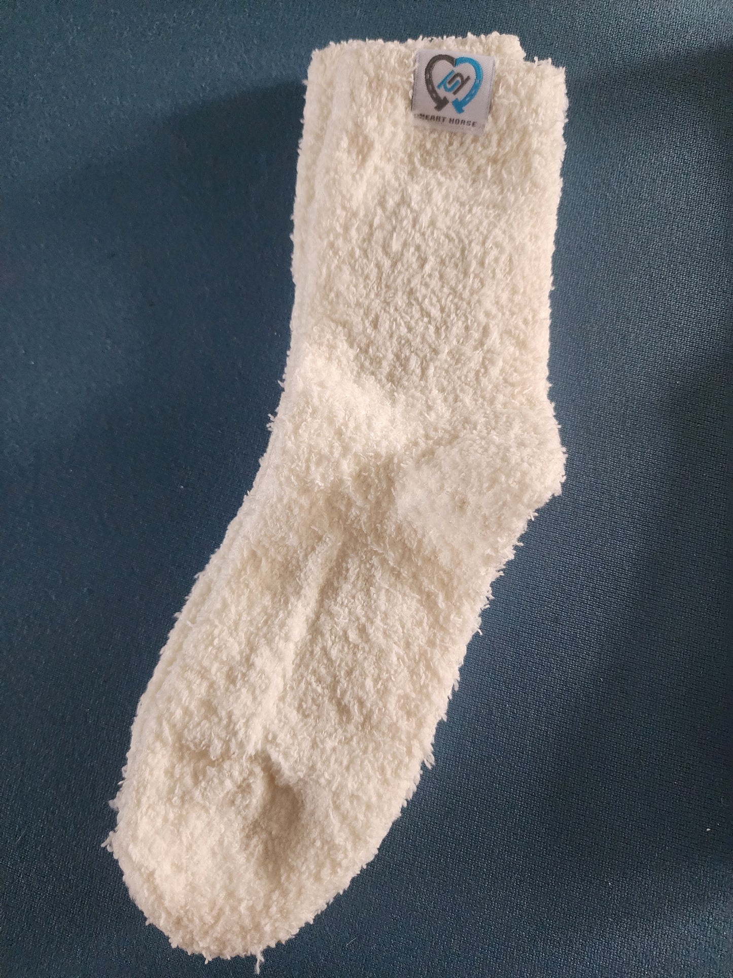 Heart Horse Fuzzy Socks