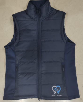 Heart Horse Puffy Vest