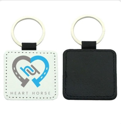 Heart Horse Keychain
