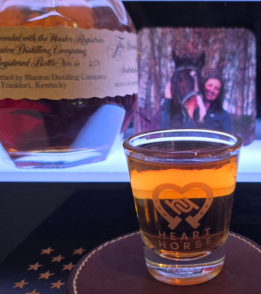Heart Horse Shot Glass