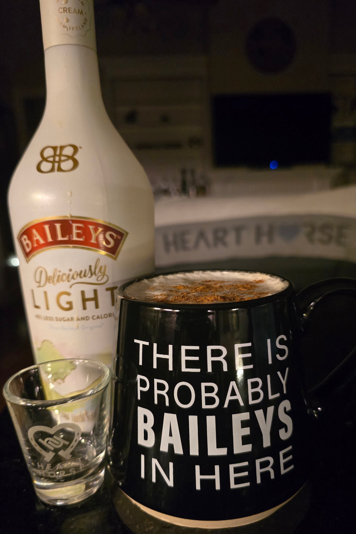 Heart Horse Shot Glass