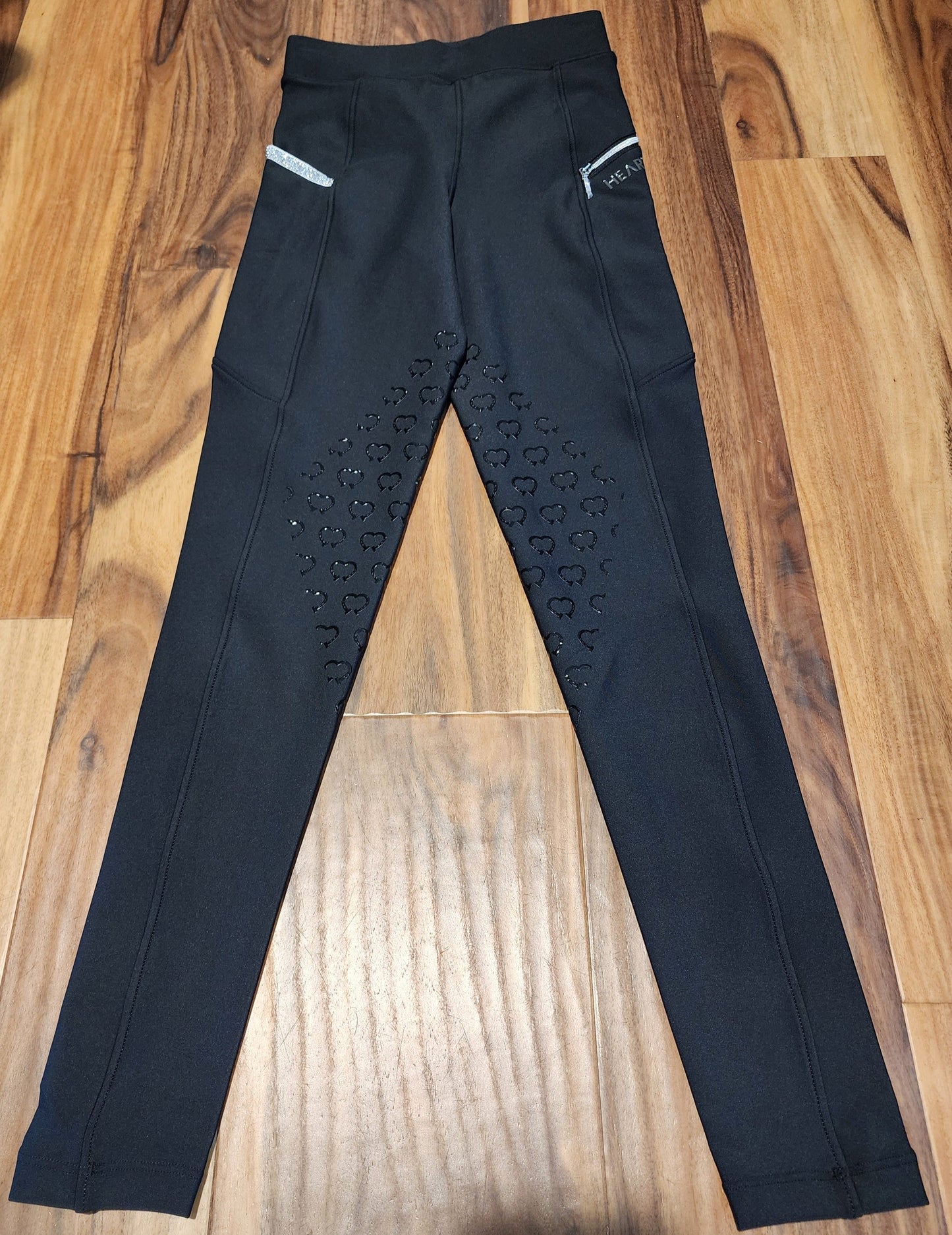 Cenzina High Waisted Riding Legging Knee Patch