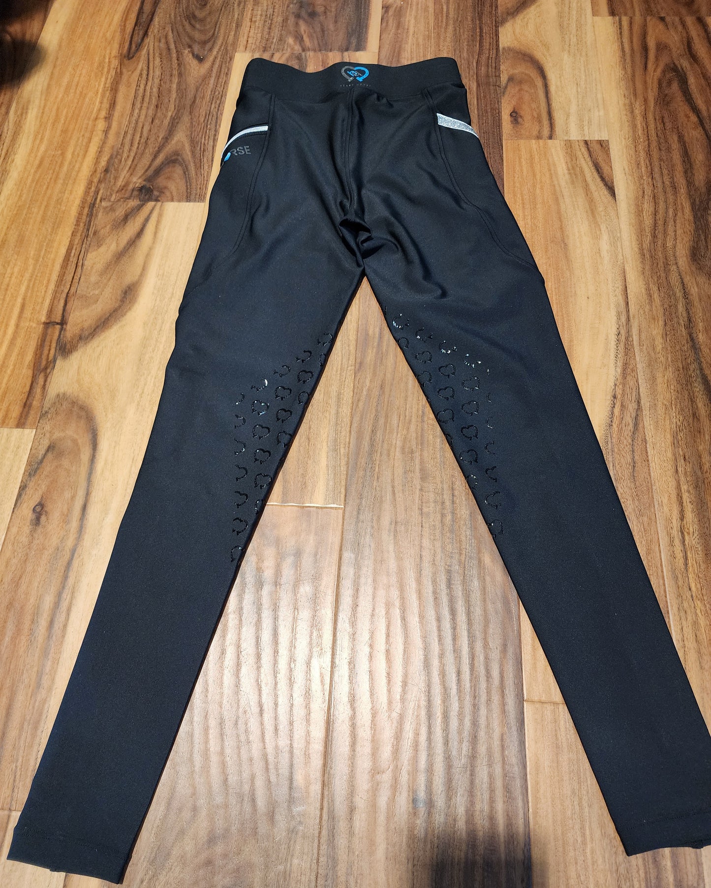 Cenzina High Waisted Riding Legging Knee Patch