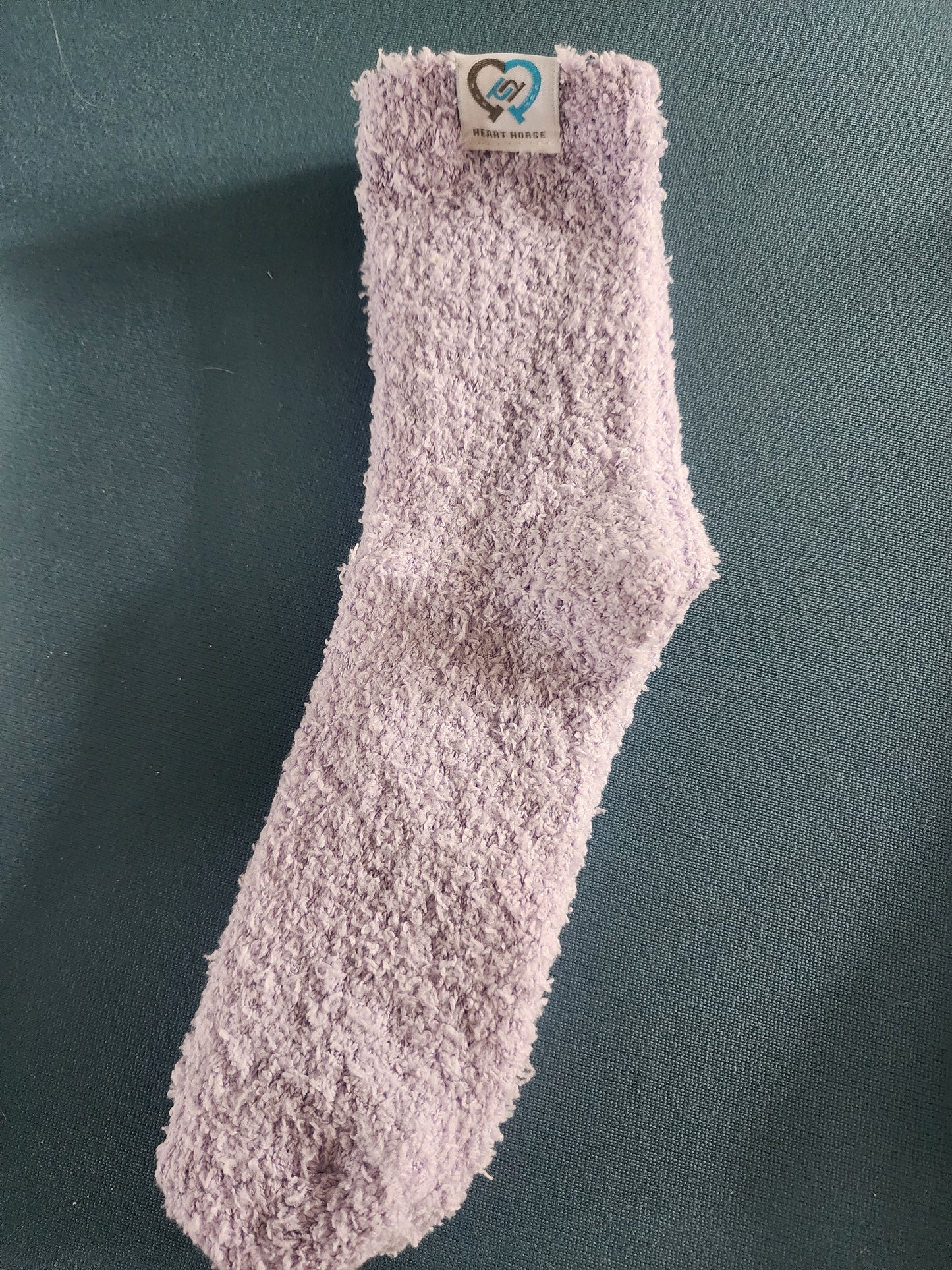 Heart Horse Fuzzy Socks