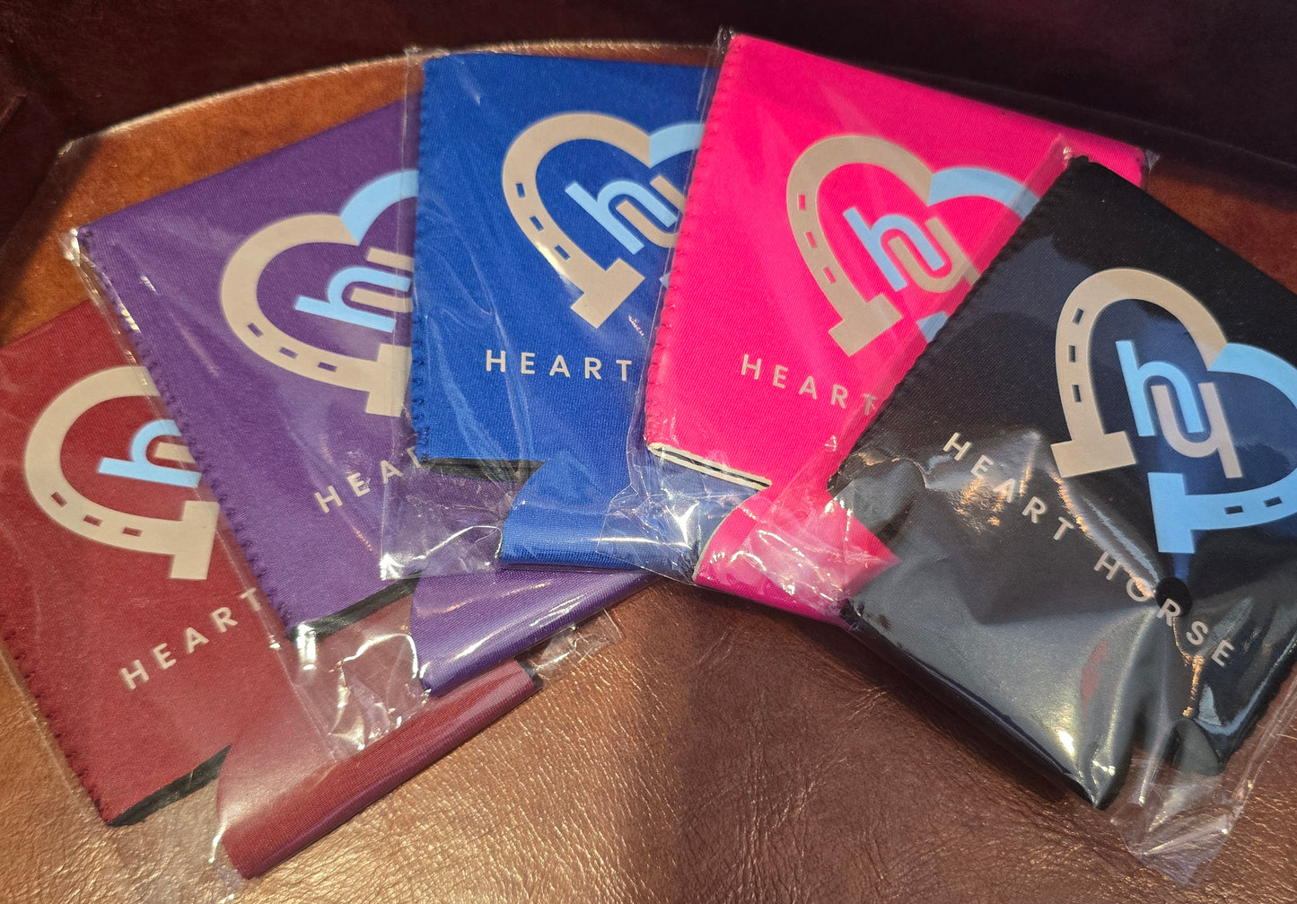 Heart Horse Koozie