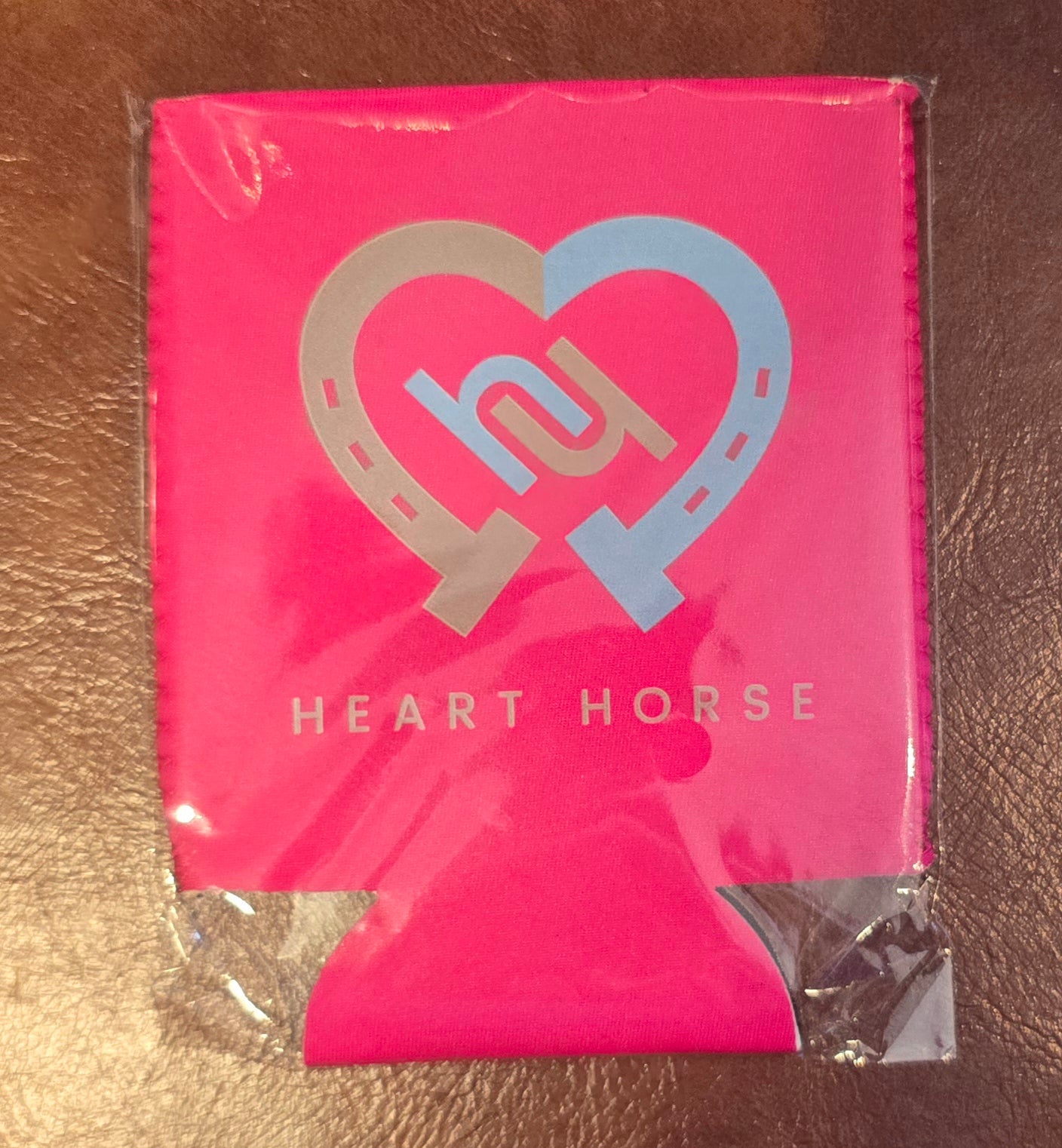 Heart Horse Koozie