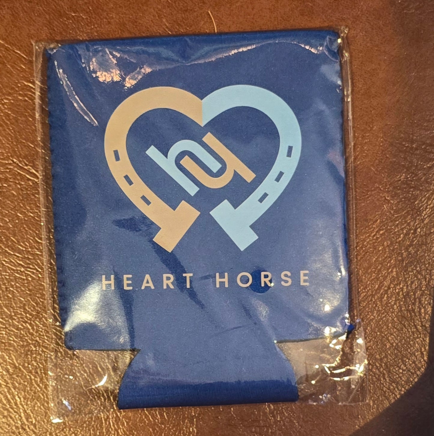 Heart Horse Koozie