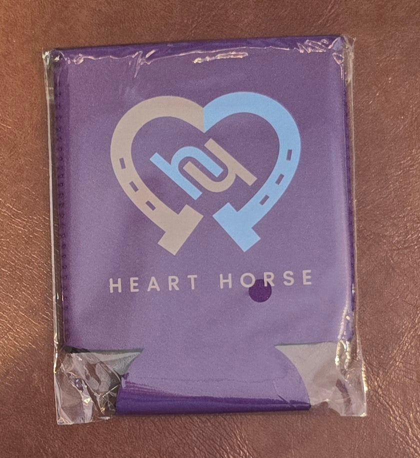 Heart Horse Koozie