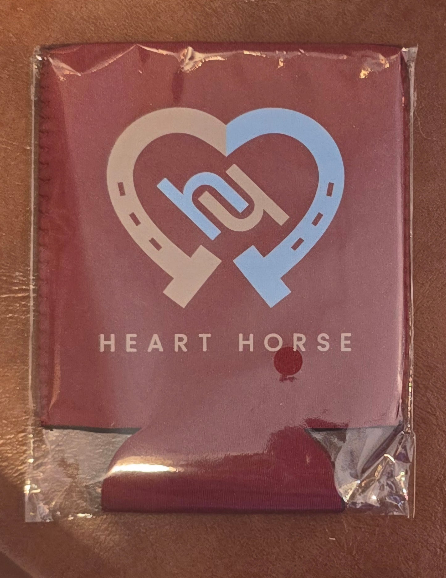 Heart Horse Koozie
