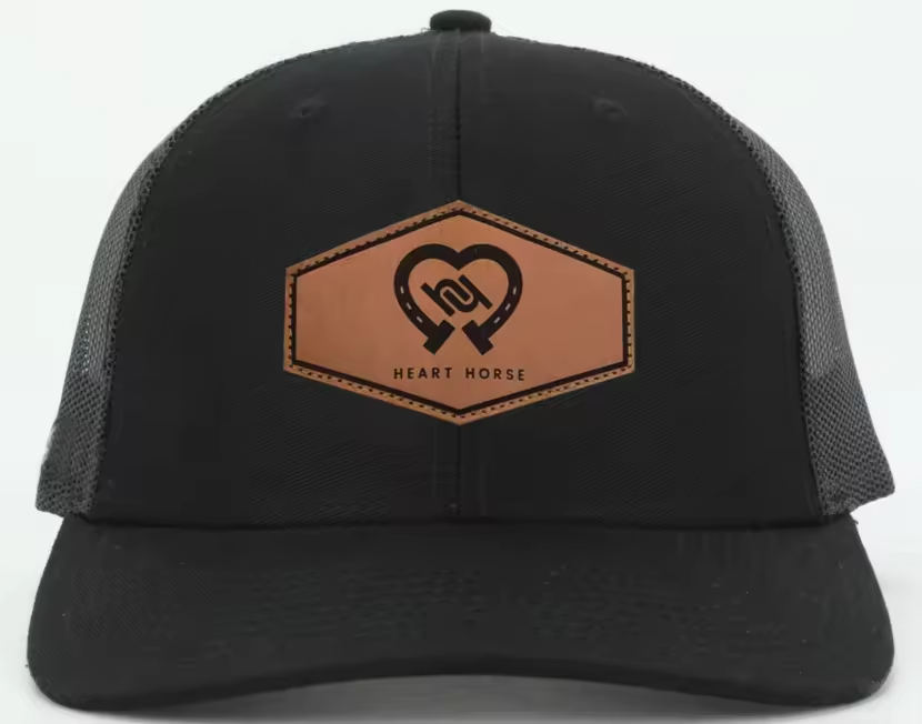 Heart Horse Trucker Hat w/Snapback