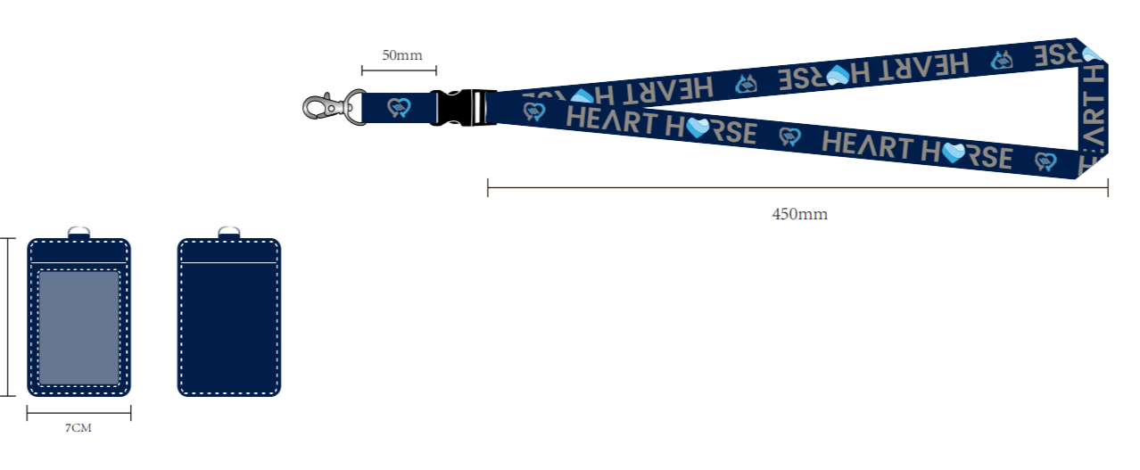 Louie Lanyard with Card holder