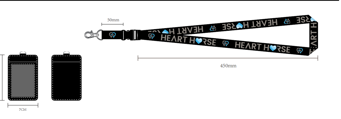 Louie Lanyard with Card holder