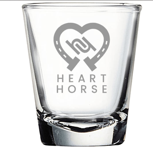 Heart Horse Shot Glass