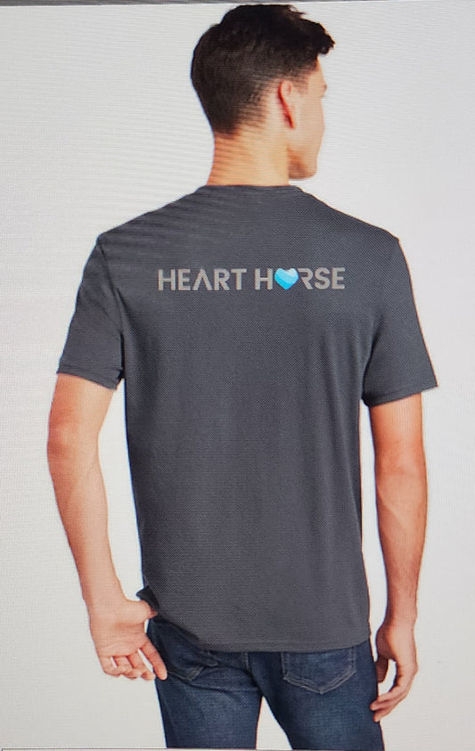 Heart Horse Crew Neck T-Shirt